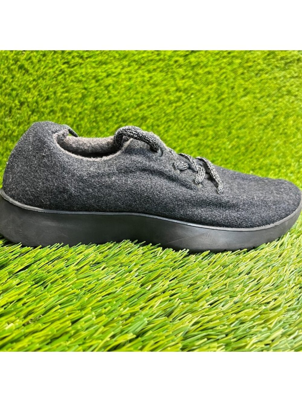 Allbirds Wool Runners Womens Size 7 Black Athletic Running Walking Shoes Sneaker